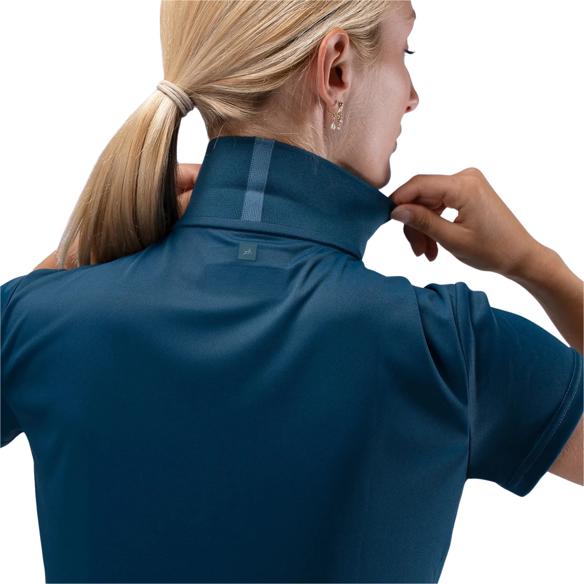 2026 Zhik Womens UVactive Short Sleeve Polo ATP-0086-W - Deep Teal